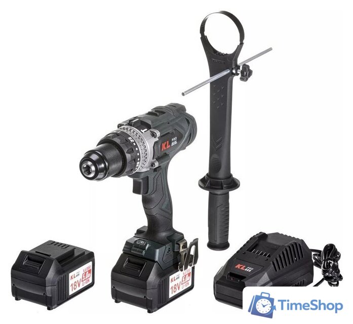 Ударная дрель-шуруповерт KLPRO KLDM18BHX-50 (с 2-мя АКБ, кейс) - Изображение №11 — Интернет-магазин Time-Shop