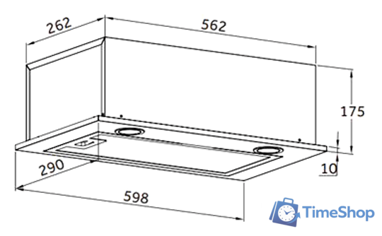 Кухонная вытяжка HOMSair Camelia 60RD (нержавеющая сталь) - Изображение №14 — Интернет-магазин Time-Shop