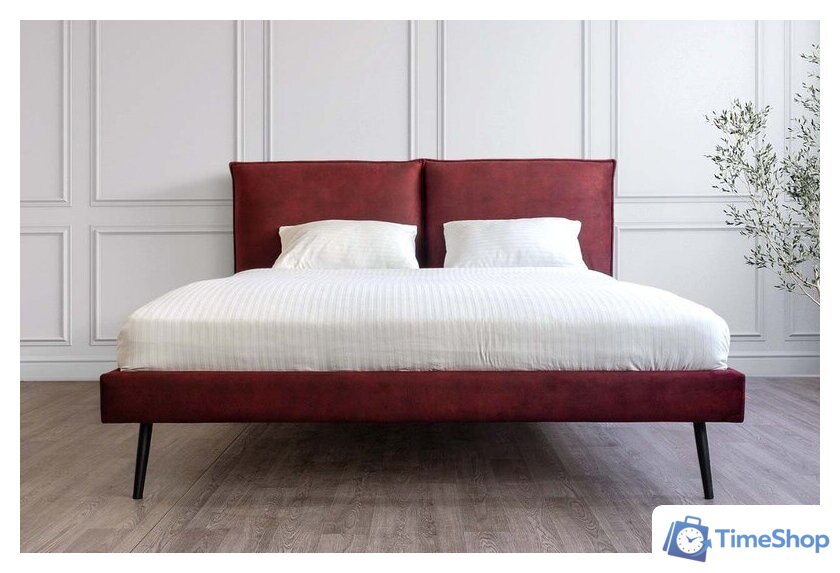 Кровать ДСВ Сильвия 1.6 (бордо) - Изображение №2 — Интернет-магазин Time-Shop