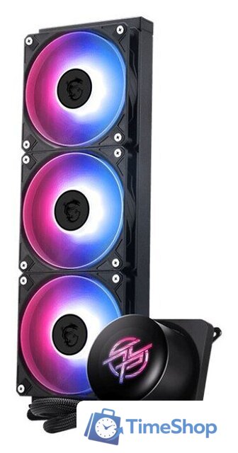 Система жидкостного охлаждения для процессора MSI MPG CoreLiquid P13 360 (черный) - Изображение №2 — Интернет-магазин Time-Shop