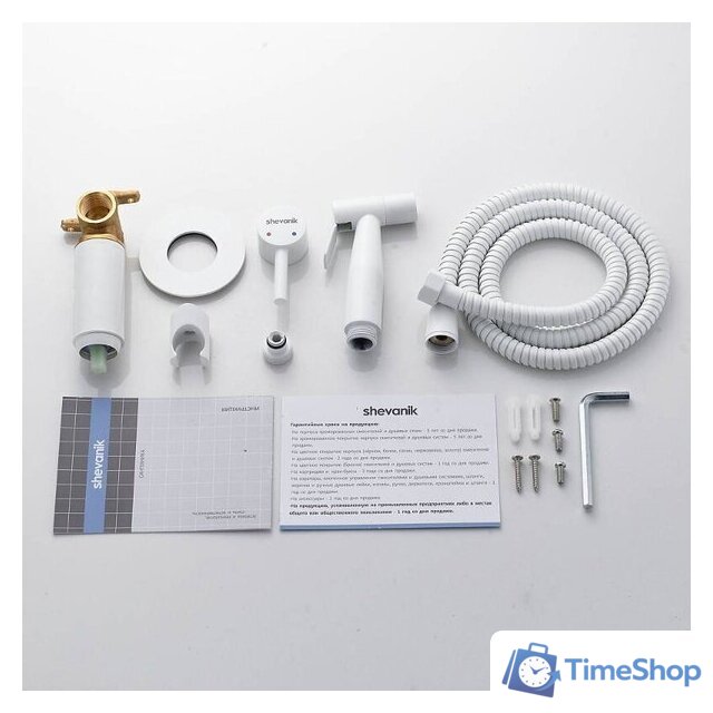 Гигиенический душ Shevanik S147C (белый) - Изображение №6 — Интернет-магазин Time-Shop