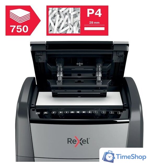 Шредер Rexel Optimum Auto+ 750X 2020750XEU - Изображение №3 — Интернет-магазин Time-Shop