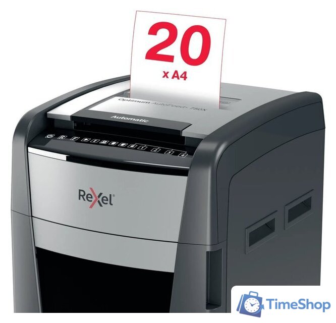 Шредер Rexel Optimum Auto+ 750X 2020750XEU - Изображение №5 — Интернет-магазин Time-Shop