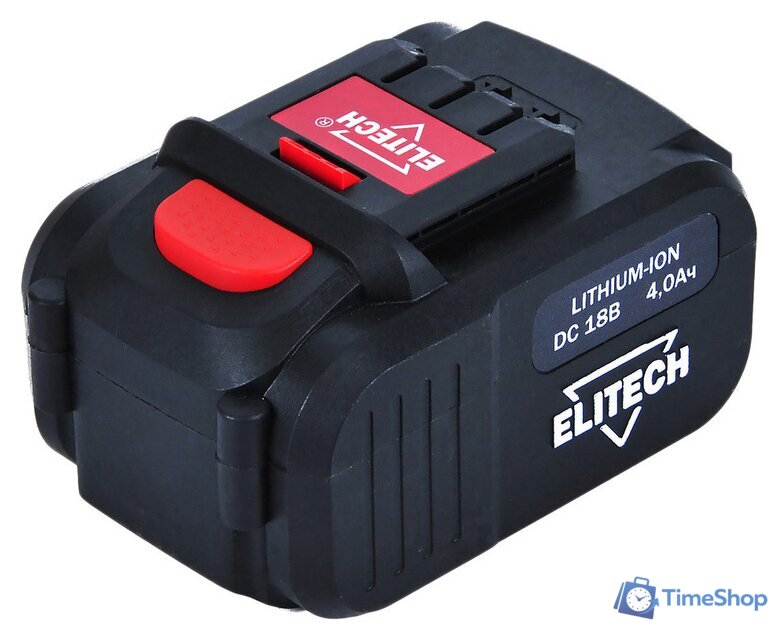 Аккумулятор ELITECH 1820.067700 (18В/4 Ah) - Изображение №1 — Интернет-магазин Time-Shop