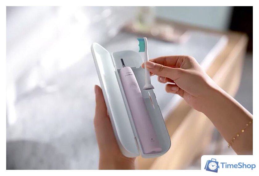 Электрическая зубная щетка Philips Sonicare 2100 Series HX3651/11 - Изображение №4 — Интернет-магазин Time-Shop