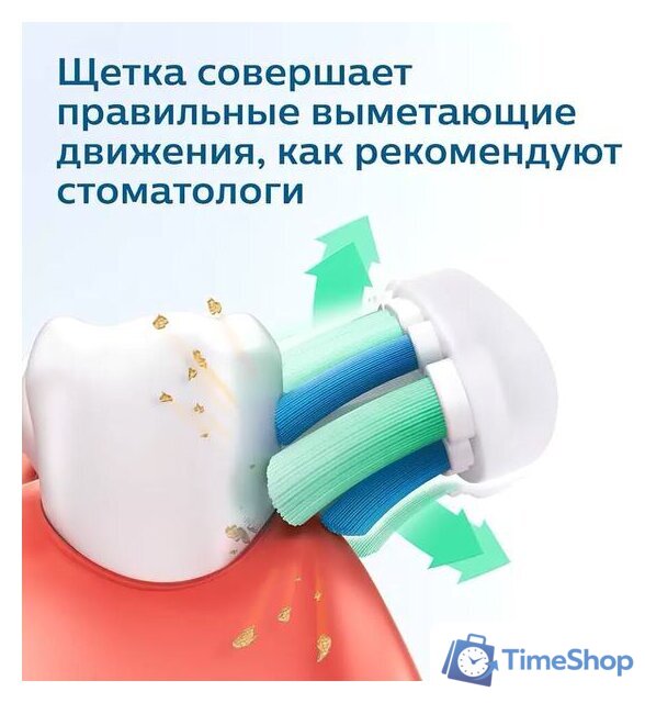 Электрическая зубная щетка Philips Sonicare 2100 Series HX3651/11 - Изображение №10 — Интернет-магазин Time-Shop