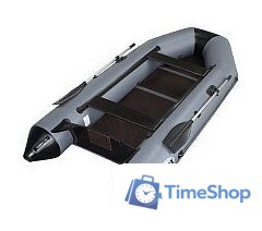 Моторно-гребная лодка Vivax Т330 с полом-книгой (без киля, серый/черный) - Изображение №1 — Интернет-магазин Time-Shop