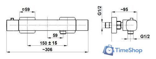 Смеситель Armatura Kfa Malaga 5756-010-34 - Изображение №2 — Интернет-магазин Time-Shop