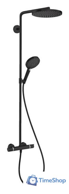 Душевая система  Hansgrohe Raindance Select S 27633670 (матовый черный) - Изображение №1 — Интернет-магазин Time-Shop