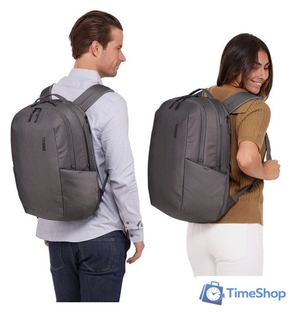 Городской рюкзак Thule Subterra 2 27L TSLB417VG (vetiver gray) - Изображение №4 — Интернет-магазин Time-Shop