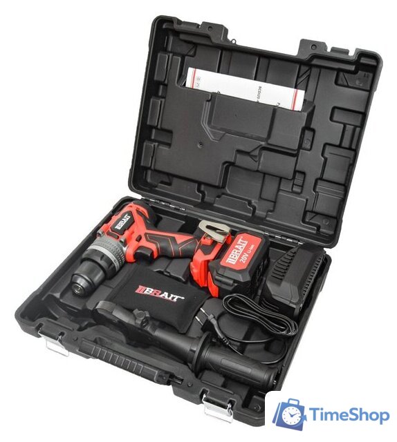 Дрель-шуруповерт Brait BCDI20-4PUMBL-1 PRO (с 1-м АКБ, кейс) - Изображение №2 — Интернет-магазин Time-Shop
