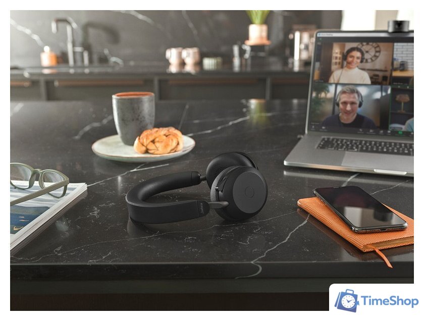 Офисная гарнитура Jabra Evolve2 75 MS Stereo USB-C (черный) - Изображение №7 — Интернет-магазин Time-Shop