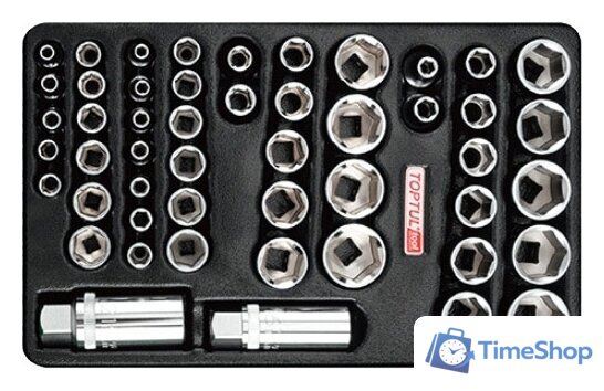 Набор трещотка с головками Toptul GZA-5001 (50 предметов) - Изображение №1 — Интернет-магазин Time-Shop