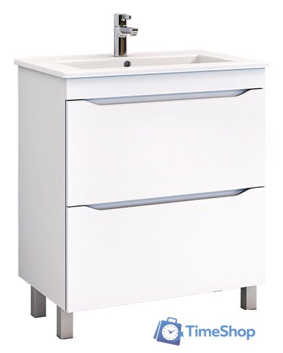  Vigo Тумба Grani 600-0-2 под умывальник Элина 60 напольная (белый) - Изображение №1 — Интернет-магазин Time-Shop