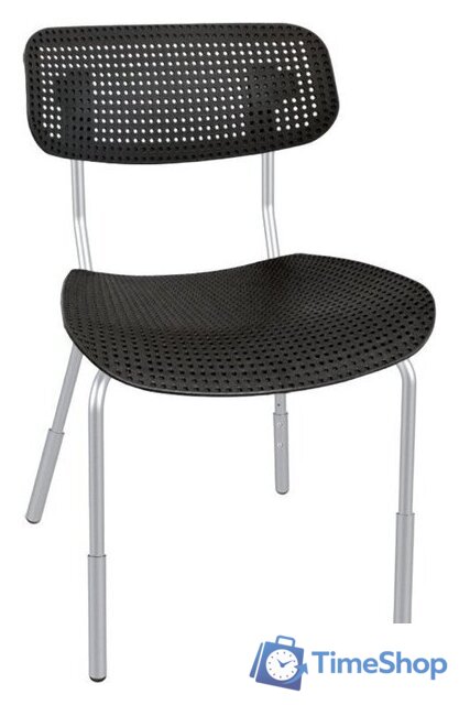 Детский стул Sheffilton SHT-S85PB-1 (черный/черный/хром лак) - Изображение №1 — Интернет-магазин Time-Shop