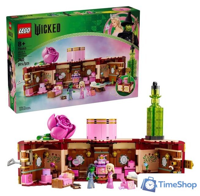 Конструктор LEGO Wicked 75683 Общежитие Глинды и Эльфабы - Изображение №3 — Интернет-магазин Time-Shop