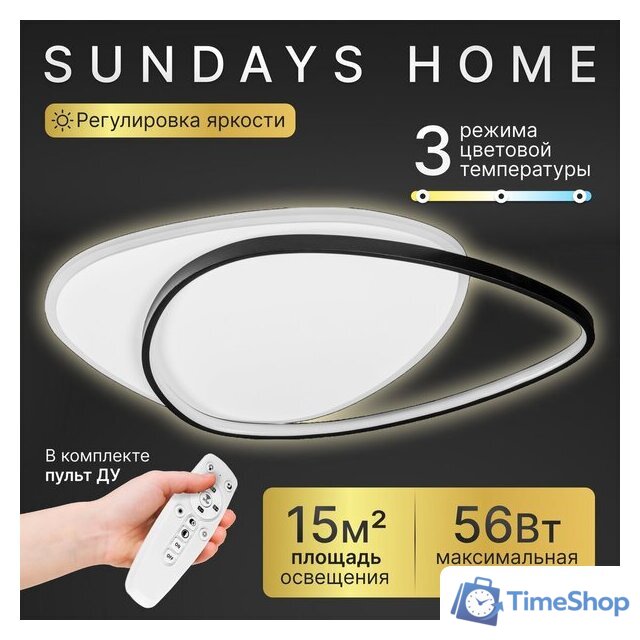 Припотолочная люстра Sundays Home KR-32 6259 - Изображение №1 — Интернет-магазин Time-Shop