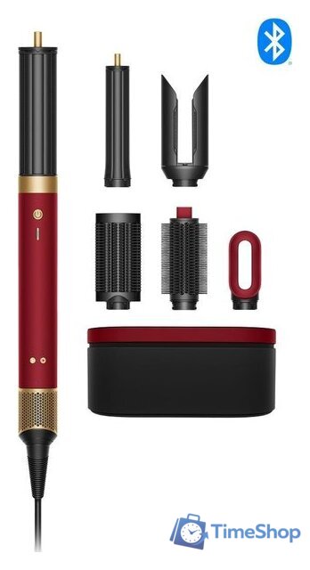 Фен-стайлер Dyson Airwrap Co-anda2x HS09 Straight+Wavy (евровилка, красный бархат/золотой) - Изображение №1 — Интернет-магазин Time-Shop