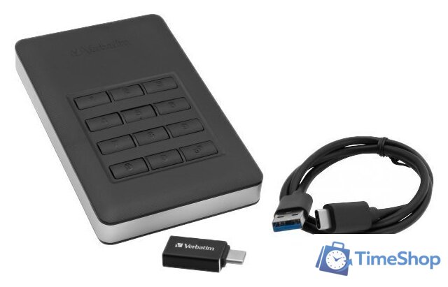 Внешний накопитель Verbatim Store 'n' Go Secure 1TB 53401 - Изображение №5 — Интернет-магазин Time-Shop