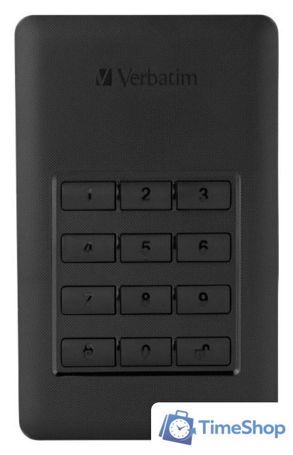 Внешний накопитель Verbatim Store 'n' Go Secure 1TB 53401 - Изображение №1 — Интернет-магазин Time-Shop