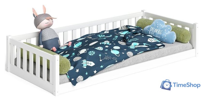 Кровать-тахта ФанДОК Mura Ф-141.25 90x200 (белый) - Изображение №1 — Интернет-магазин Time-Shop