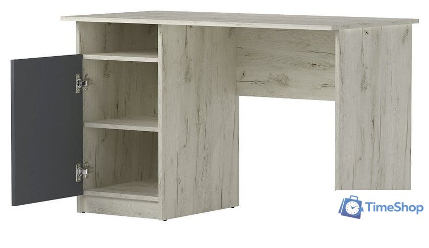 Стол Памир ПКС-12 (крафт белый/антрацит) - Изображение №3 — Интернет-магазин Time-Shop