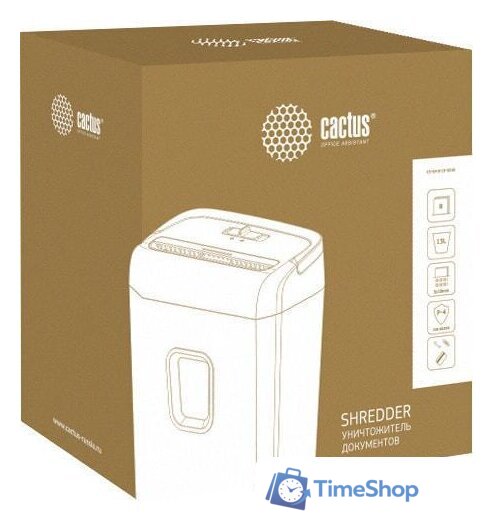 Шредер CACTUS CS-SH-8-13-5X18 - Изображение №2 — Интернет-магазин Time-Shop