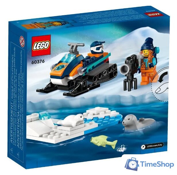 Конструктор LEGO City Снегоход Исследователь Арктики 60376 - Изображение №2 — Интернет-магазин Time-Shop