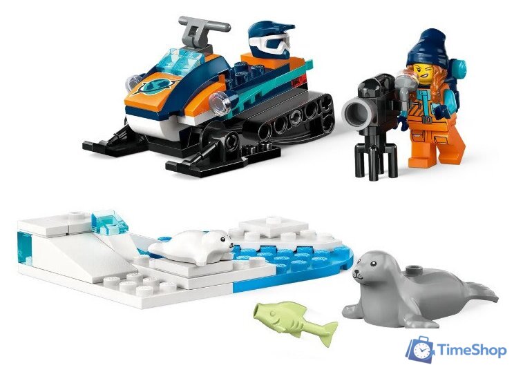 Конструктор LEGO City Снегоход Исследователь Арктики 60376 - Изображение №4 — Интернет-магазин Time-Shop