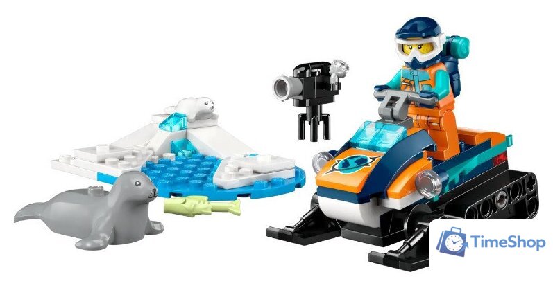 Конструктор LEGO City Снегоход Исследователь Арктики 60376 - Изображение №3 — Интернет-магазин Time-Shop