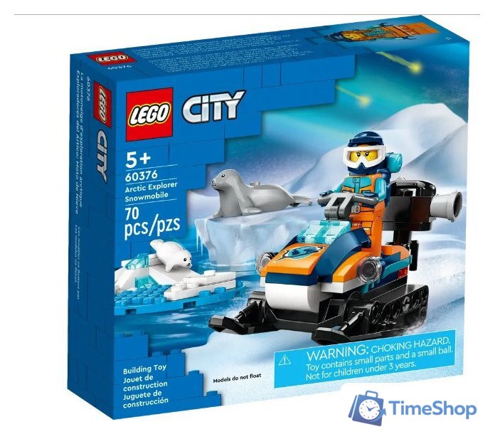 Конструктор LEGO City Снегоход Исследователь Арктики 60376 - Изображение №1 — Интернет-магазин Time-Shop