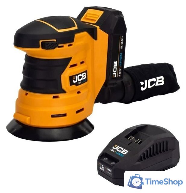 Эксцентриковая шлифмашина JCB 18OS-2XB-E (с 1-м АКБ) - Изображение №1 — Интернет-магазин Time-Shop