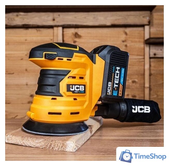 Эксцентриковая шлифмашина JCB 18OS-2XB-E (с 1-м АКБ) - Изображение №8 — Интернет-магазин Time-Shop