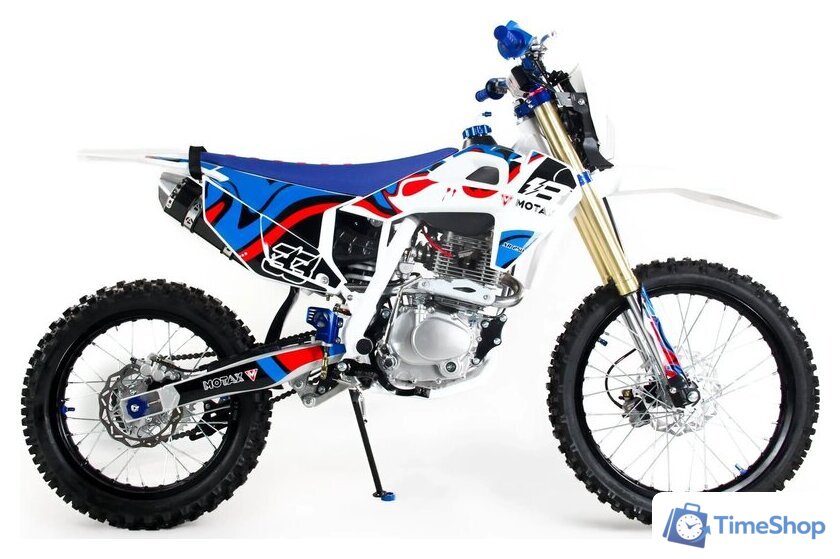 Мотоцикл Motax XR 250 21/18 (черный/белый/синий) - Изображение №4 — Интернет-магазин Time-Shop