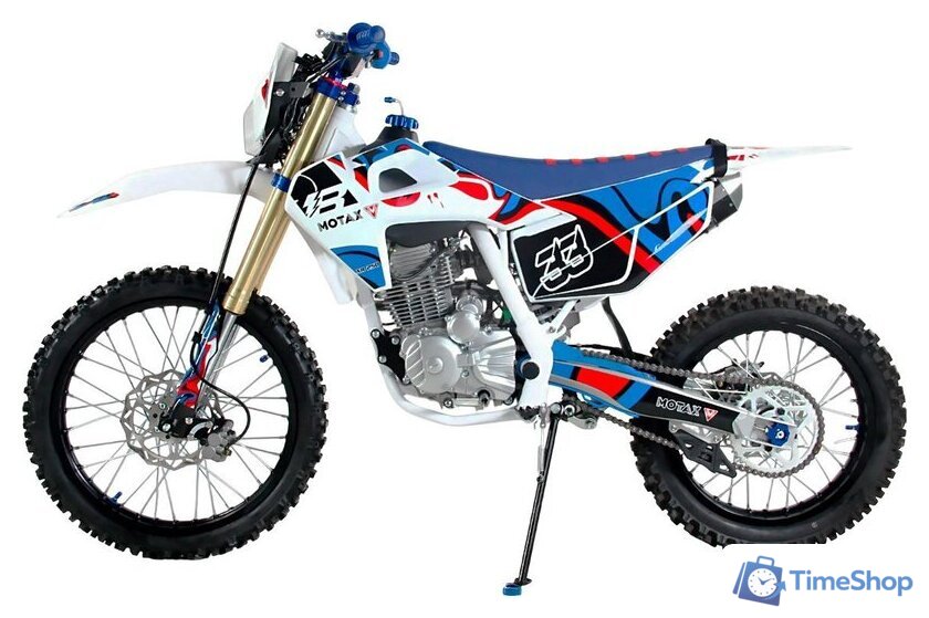 Мотоцикл Motax XR 250 21/18 (черный/белый/синий) - Изображение №1 — Интернет-магазин Time-Shop