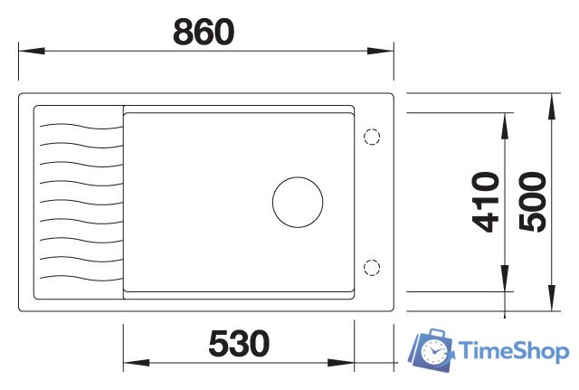 Кухонная мойка Blanco Elon XL 8 S (белый) - Изображение №3 — Интернет-магазин Time-Shop