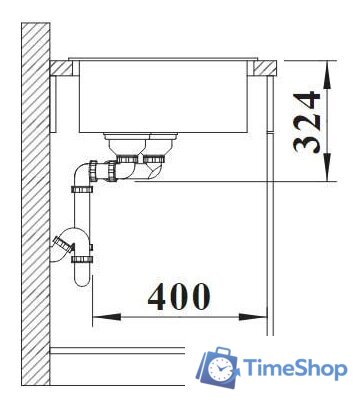 Кухонная мойка Blanco Legra 8 526223 (черный) - Изображение №5 — Интернет-магазин Time-Shop