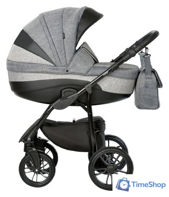 Универсальная коляска Indigo indigo (2 в 1, In 07, черный) - Изображение №2 — Интернет-магазин Time-Shop