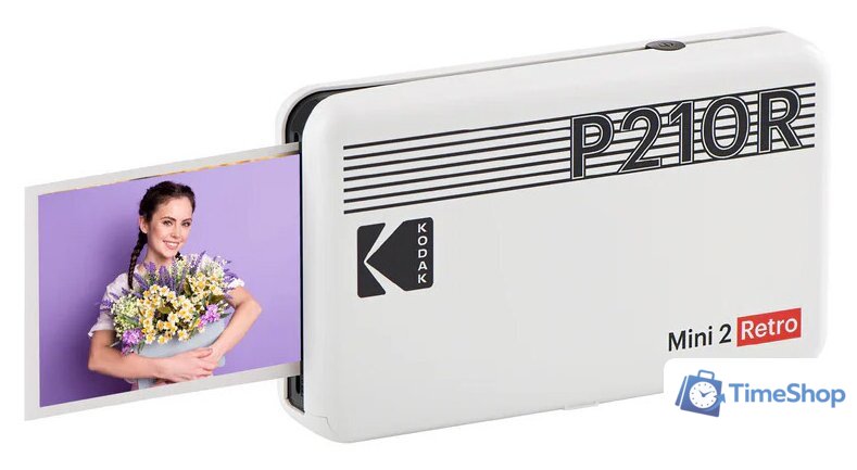 Мобильный фотопринтер Kodak Mini 2 Retro P210R W - Изображение №1 — Интернет-магазин Time-Shop