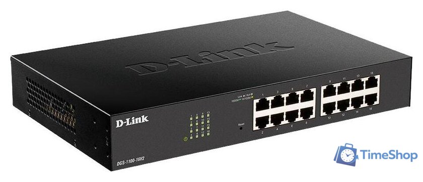 Управляемый коммутатор 2-го уровня D-Link DGS-1100-16V2/A1A - Изображение №2 — Интернет-магазин Time-Shop