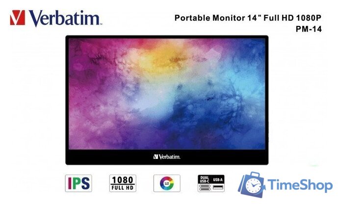 Портативный монитор Verbatim PM-14 49590 - Изображение №9 — Интернет-магазин Time-Shop