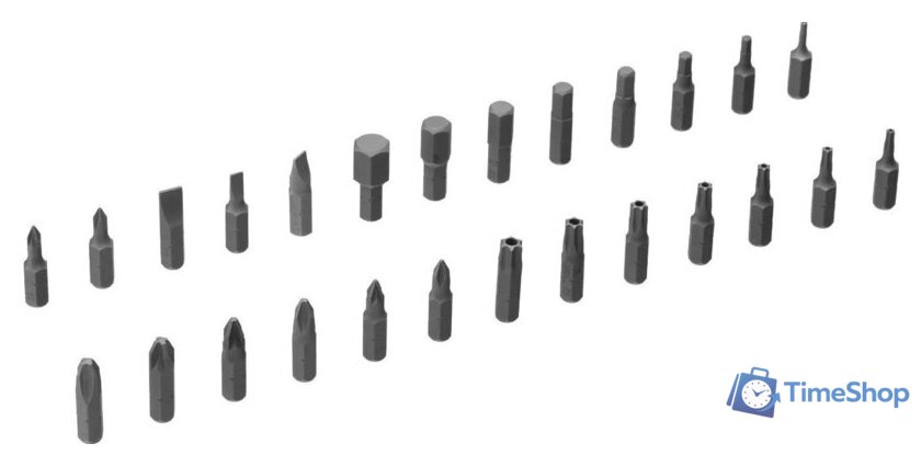 Универсальный набор инструментов Denzel 15805 (144 предмета) - Изображение №23 — Интернет-магазин Time-Shop