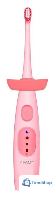 Электрическая зубная щетка Vitammy Dino (розовый) - Изображение №4 — Интернет-магазин Time-Shop