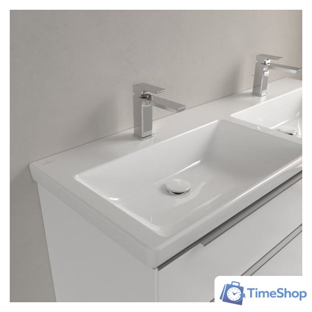 Умывальник Villeroy & Boch Subway 3.0 4A71D1R1 - Изображение №7 — Интернет-магазин Time-Shop