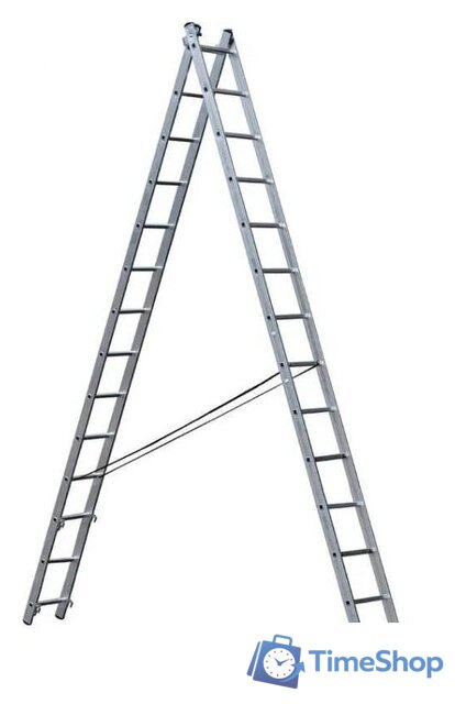 Лестница-трансформер Stairs ALP214 (2x14 ступеней) - Изображение №3 — Интернет-магазин Time-Shop