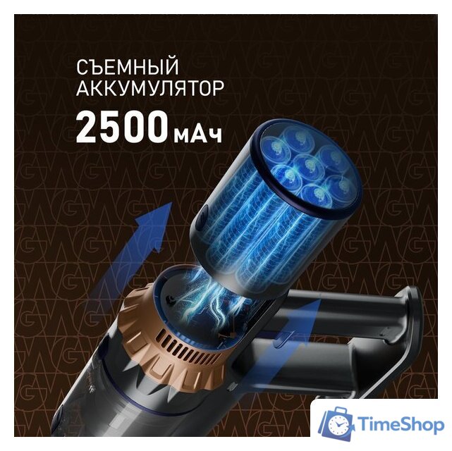 Пылесос Weissgauff V12 BLDC 500 Marine Turbo - Изображение №14 — Интернет-магазин Time-Shop