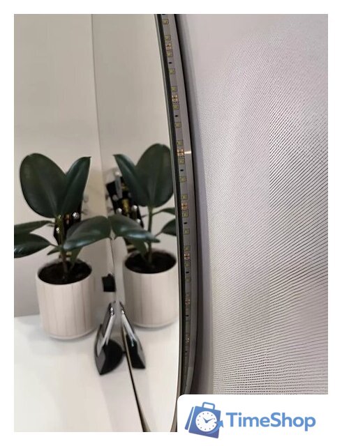 Зеркало с подсветкой  EMZE 70 LED.UV.70.70.AUR (золотой с УФ-окантовкой и подсветкой) - Изображение №11 — Интернет-магазин Time-Shop