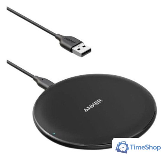 Беспроводное зарядное Anker 313 Wireless Charger Pad A2503 (черный) - Изображение №1 — Интернет-магазин Time-Shop
