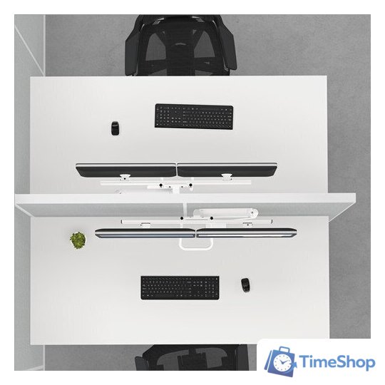 Кронштейн для монитора Fellowes Eppa Dual Crossbar Monitor Arm (белый) - Изображение №4 — Интернет-магазин Time-Shop