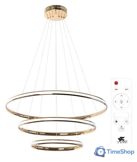 Подвесная люстра Arte Lamp Meridiana A2198SP-3GO - Изображение №1 — Интернет-магазин Time-Shop